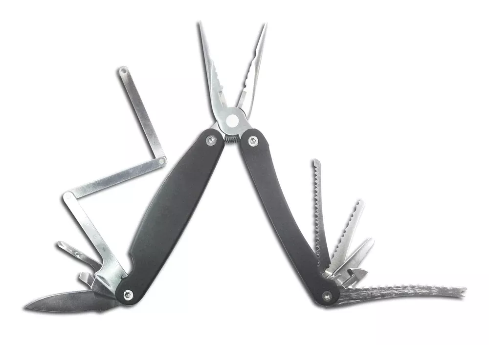 10 in 1 Multi Fishing/Outdoorsman Tool, with case