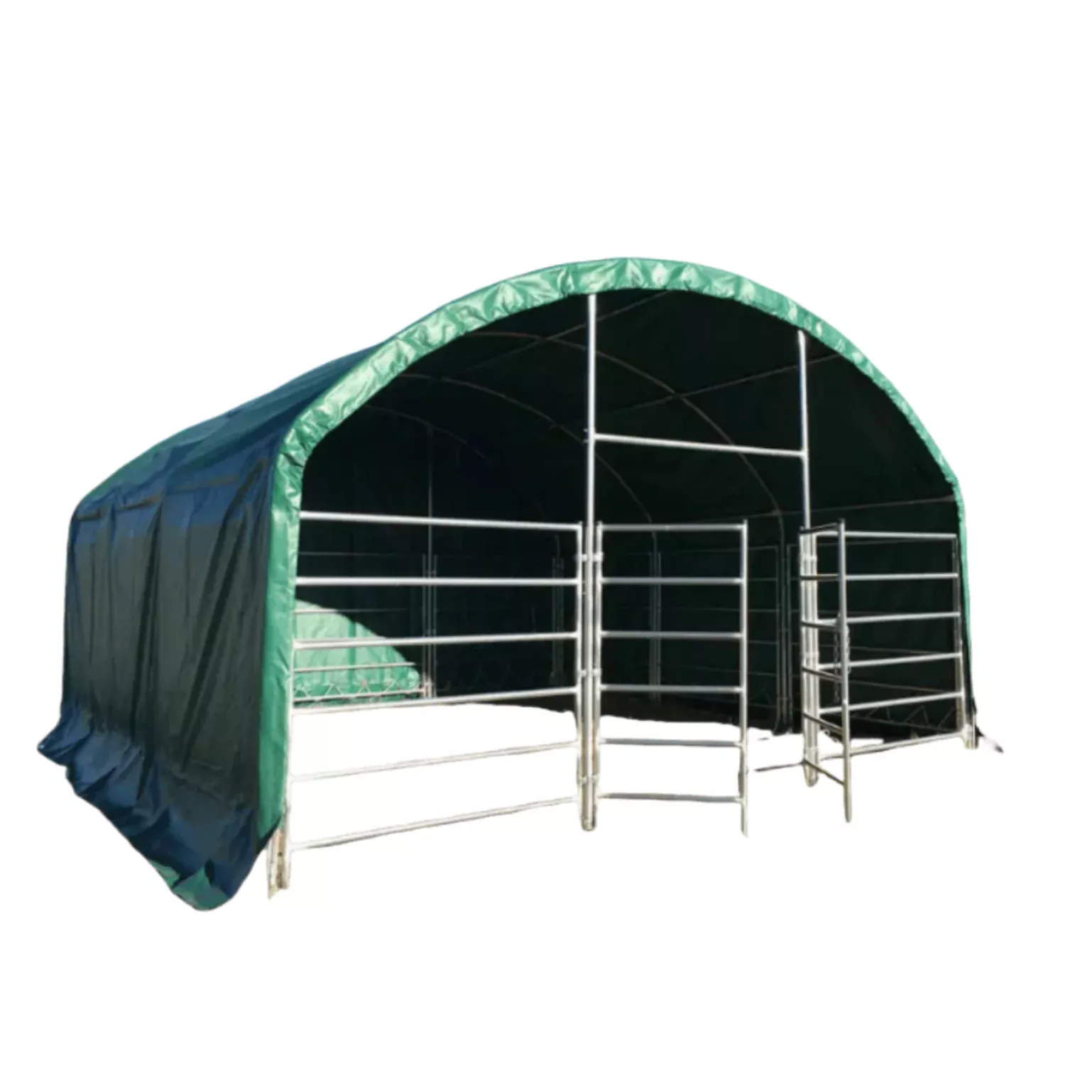 13-x-13-livestock-corral-shelter-with-front-door 13' x 13' Livestock Corral Shelter with front door