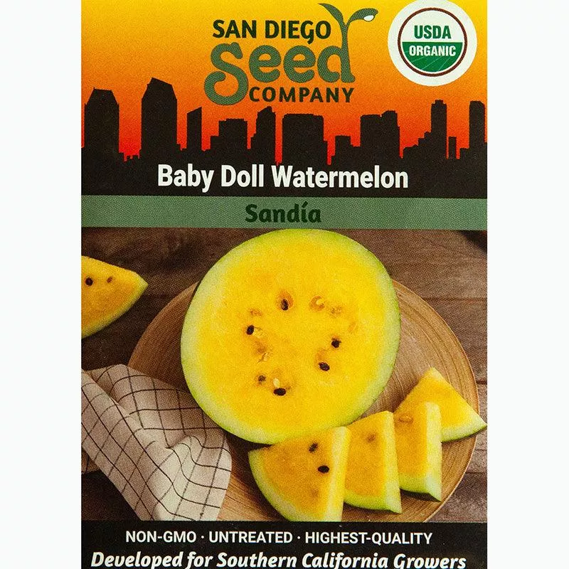 Baby Doll Watermelon Seeds (Organic)