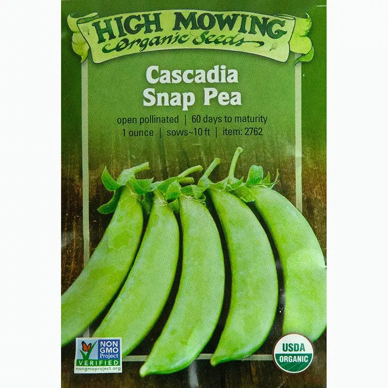 Cascadia Snap Pea Seeds (Organic)