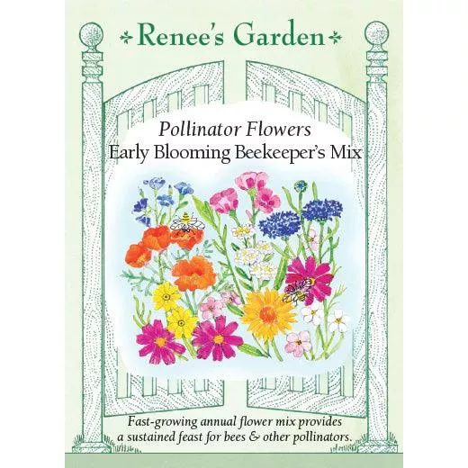 ‘Early Blooming Beekeeper’s Mix’ Pollinator Flower Seeds