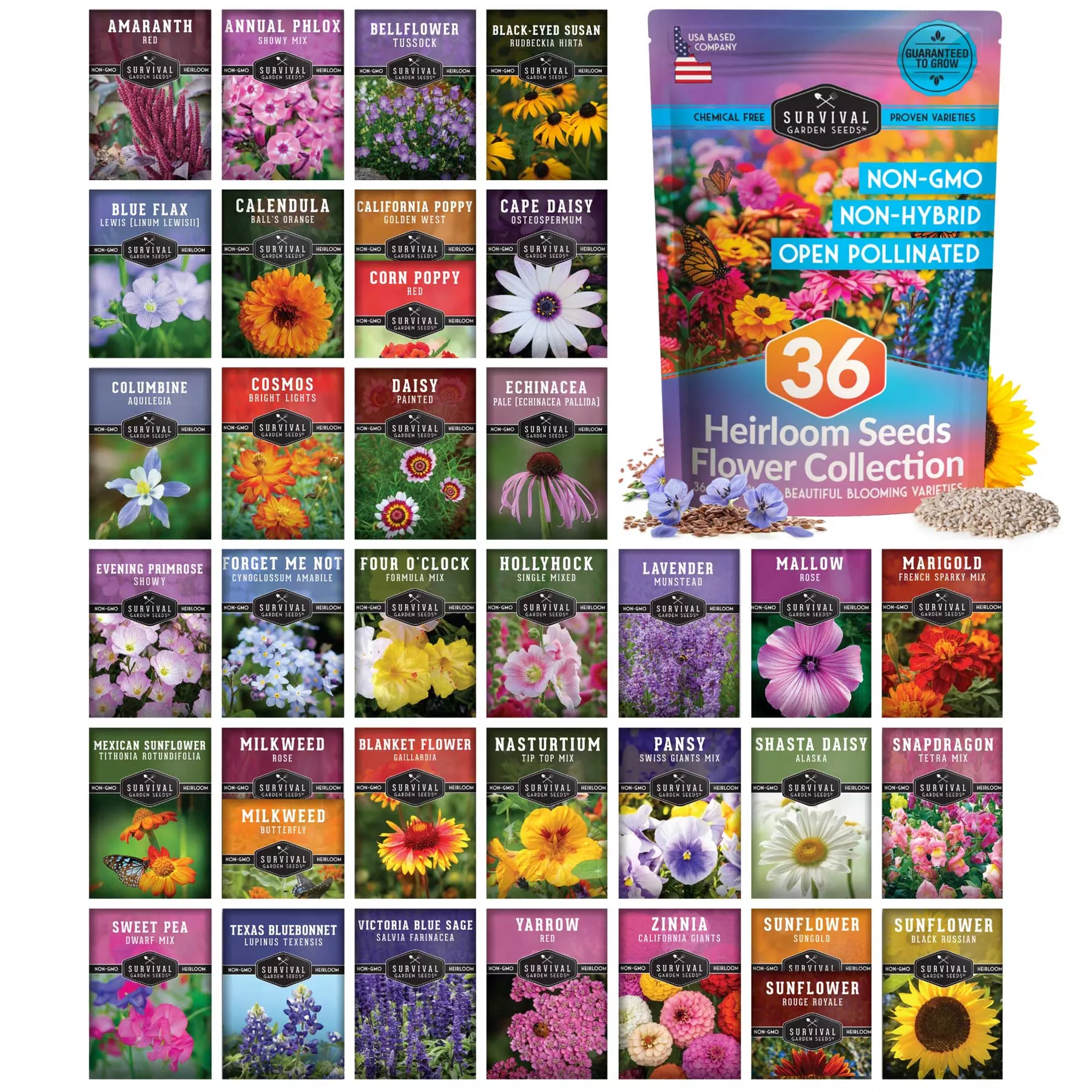functional-flower-garden-kit-36-helpful-flowers Functional Flower Garden Kit - 36 Helpful Flowers