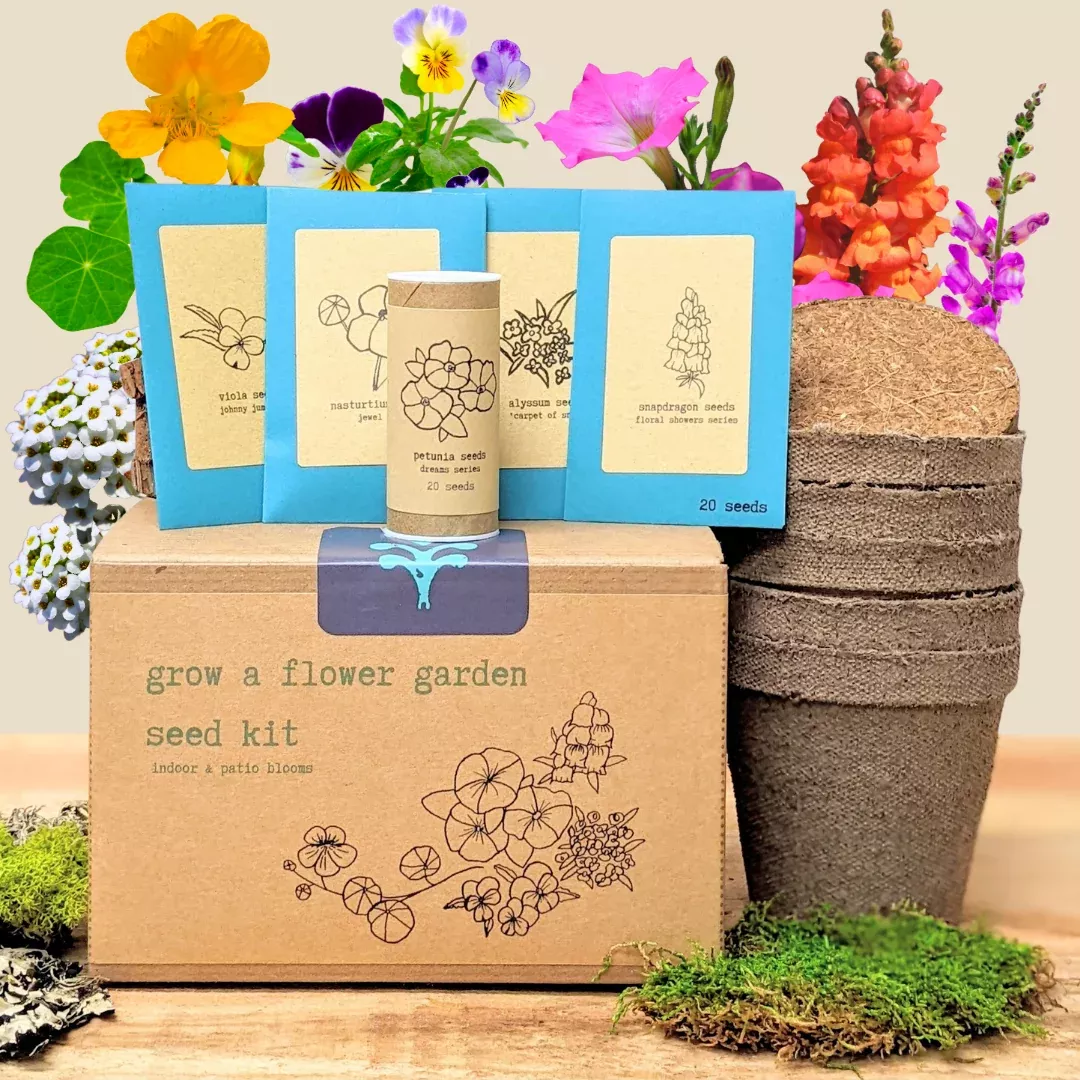 grow-flower-garden-indoor-blooms-seed-kit "Grow a Flower Garden" Indoor Blooms Seed Kit