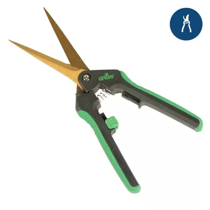 Grow1 Titanium Trimming Shears, 3 1/4'' Straight Blade