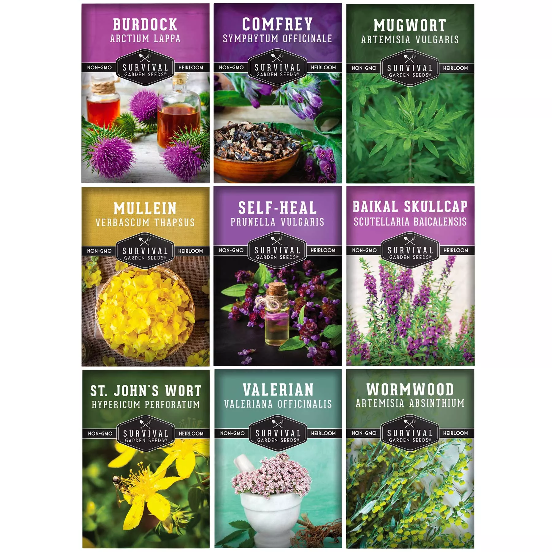 herbalist-seed-bundle-9-important-medicinal-herbs Herbalist Seed Bundle - 9 Important Medicinal Herbs