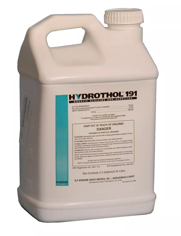Hydrothol 191 Aquatic Algicide Herbicide - 2.5 Gallon