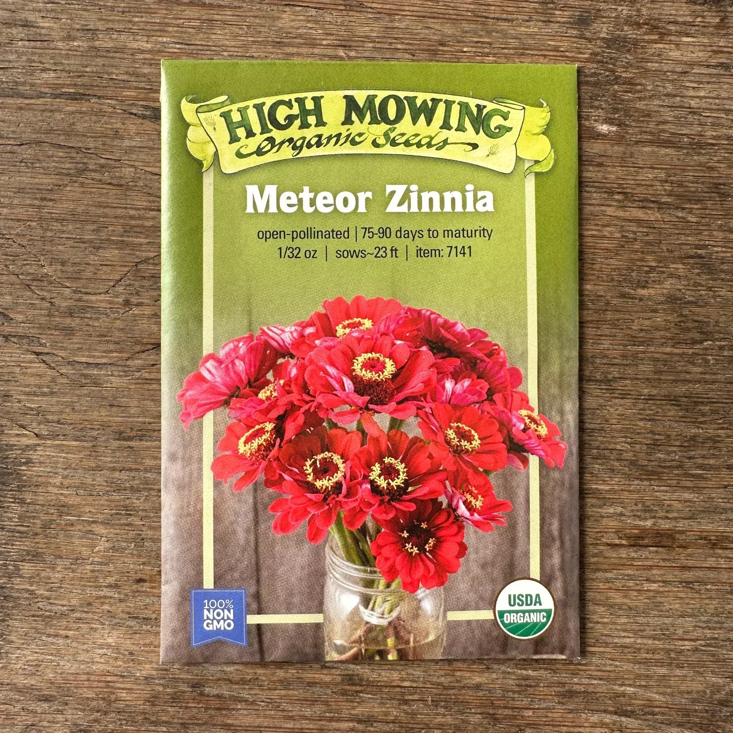 Meteor Zinnia Seeds (Organic)