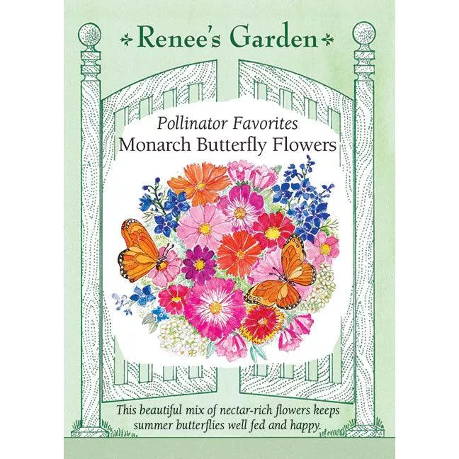 ‘Monarch Butterfly Flowers Mix’ Pollinator Flower Seeds