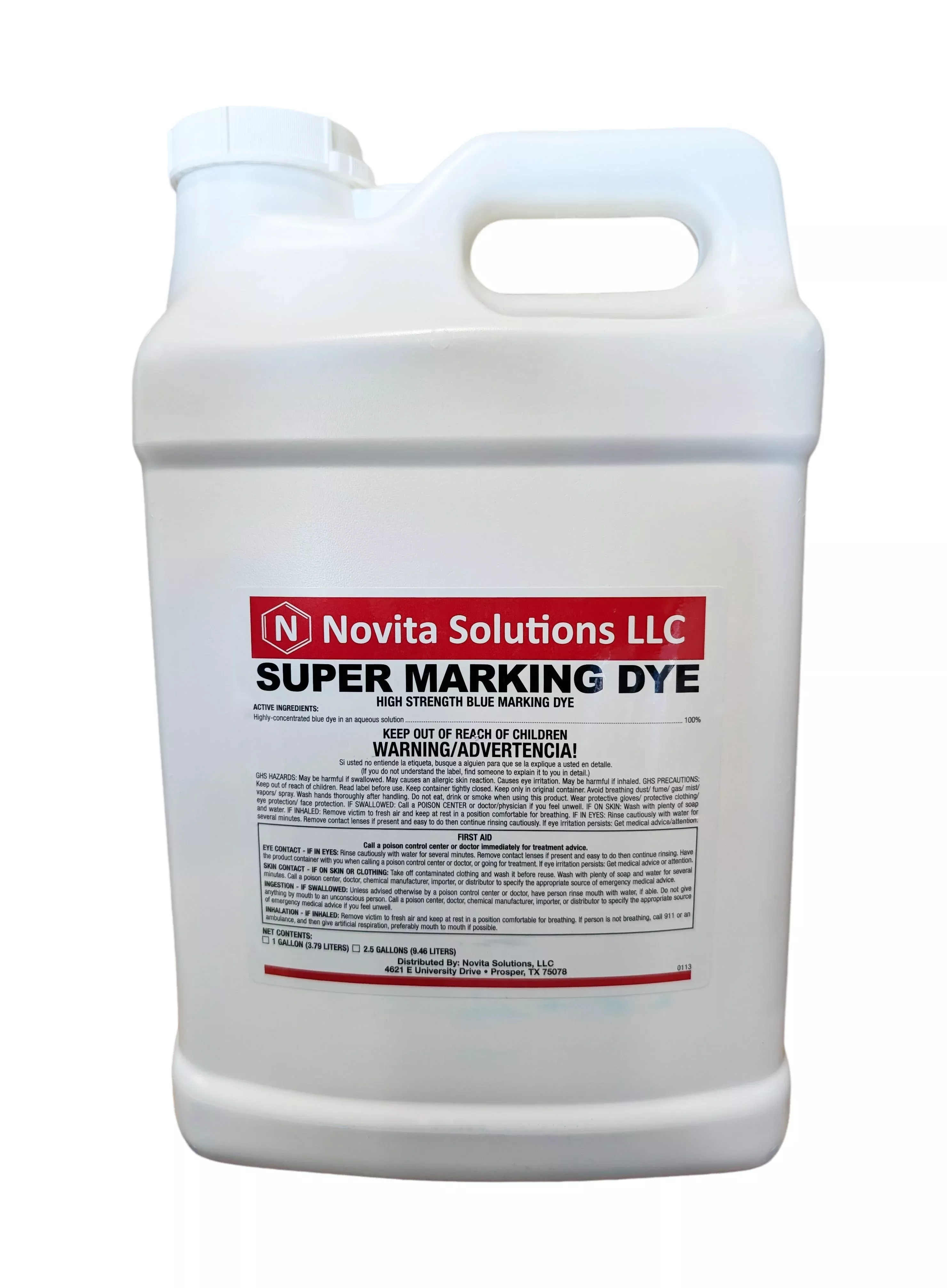 novita-super-blue-marking-dye-jug-2-5-gal Novita Super Blue Marking Dye jug (2.5 gal)