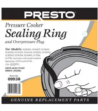 presto-pressure-cooker-sealing-ring-with-automatic-air-vent-4-6-qt Presto, Pressure Cooker Sealing Ring with Automatic Air Vent, 4-6 qt