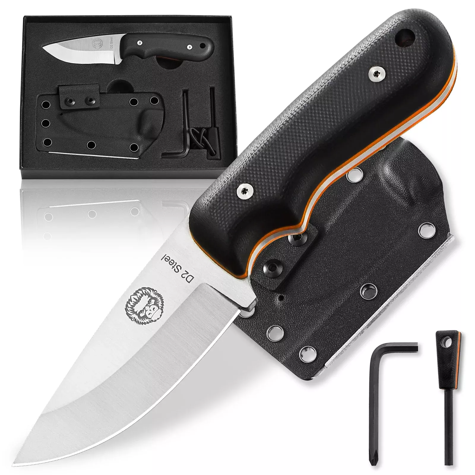 redline-compact-survival-knife-fire-starter-kit THE REDLINE™ COMPACT SURVIVAL KNIFE & FIRE STARTER KIT