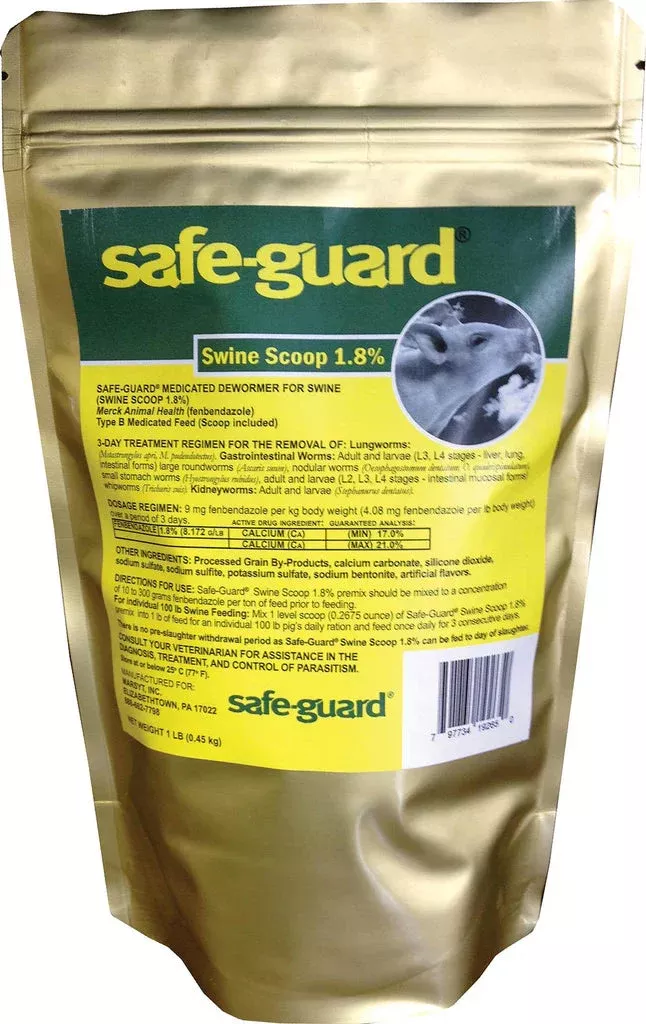 safeguard-swine-dewormer-1-8 Safeguard Swine Dewormer 1.8%