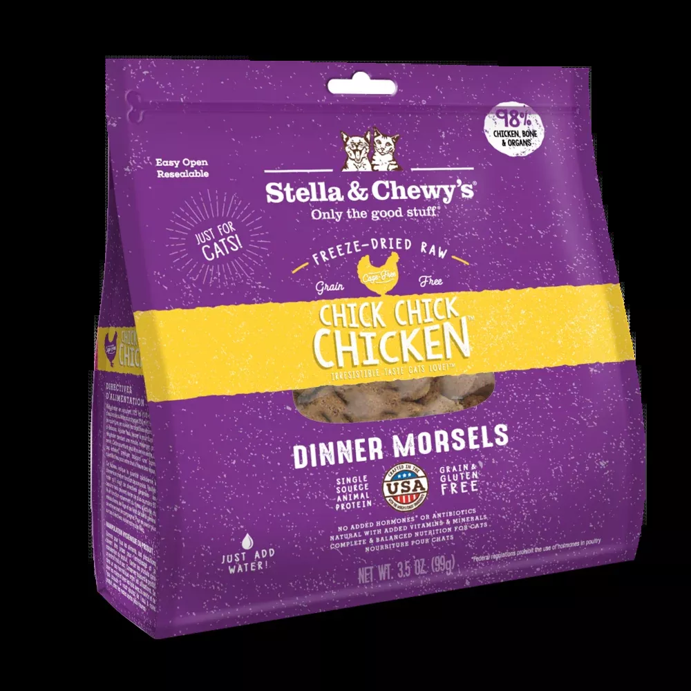 stella-chewy-s-freeze-dried-dinner-morsels-chick-chick-chicken-cat-food Stella & Chewy's Freeze-Dried Dinner Morsels Chick Chick Chicken Cat Food