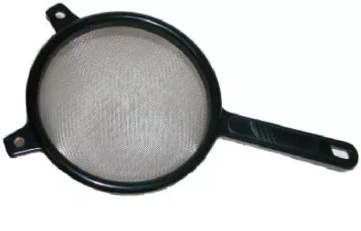 - Strainer, Stainless Steel Mesh Wire, 5.5-In.