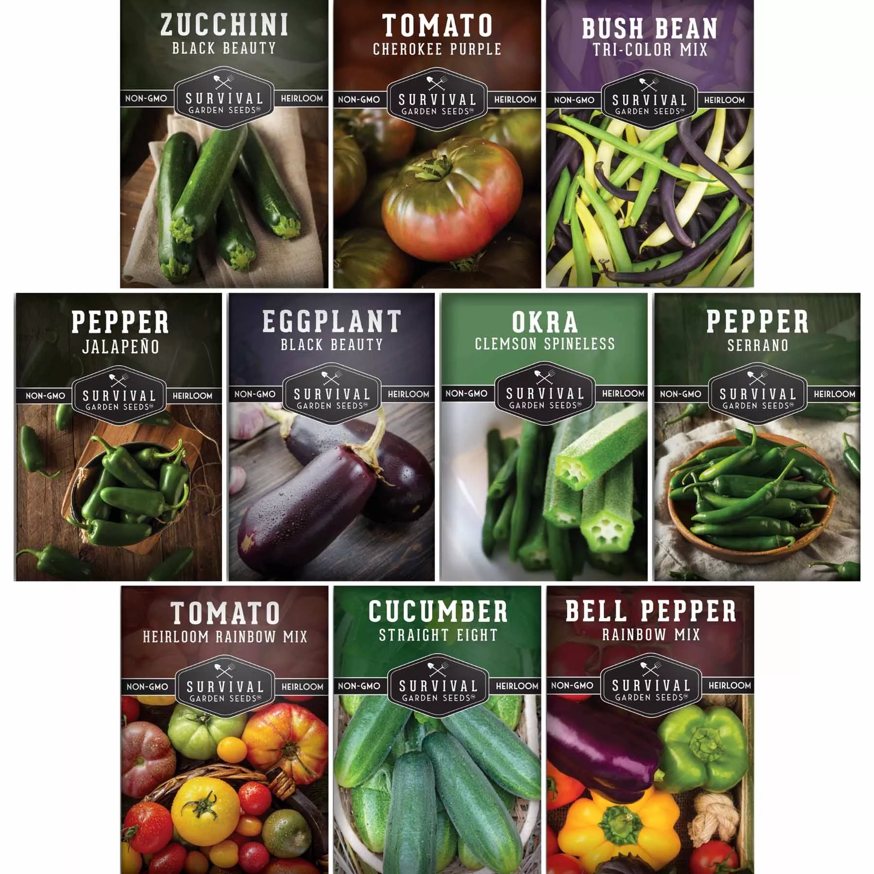 summer-vegetable-seed-collection-easy-growing-tomatoes-peppers-beans-cucumbers-e Summer Vegetable Seed Collection – Easy-Growing Tomatoes, Peppers, Beans, Cucumbers, Eggplant & Zucchini