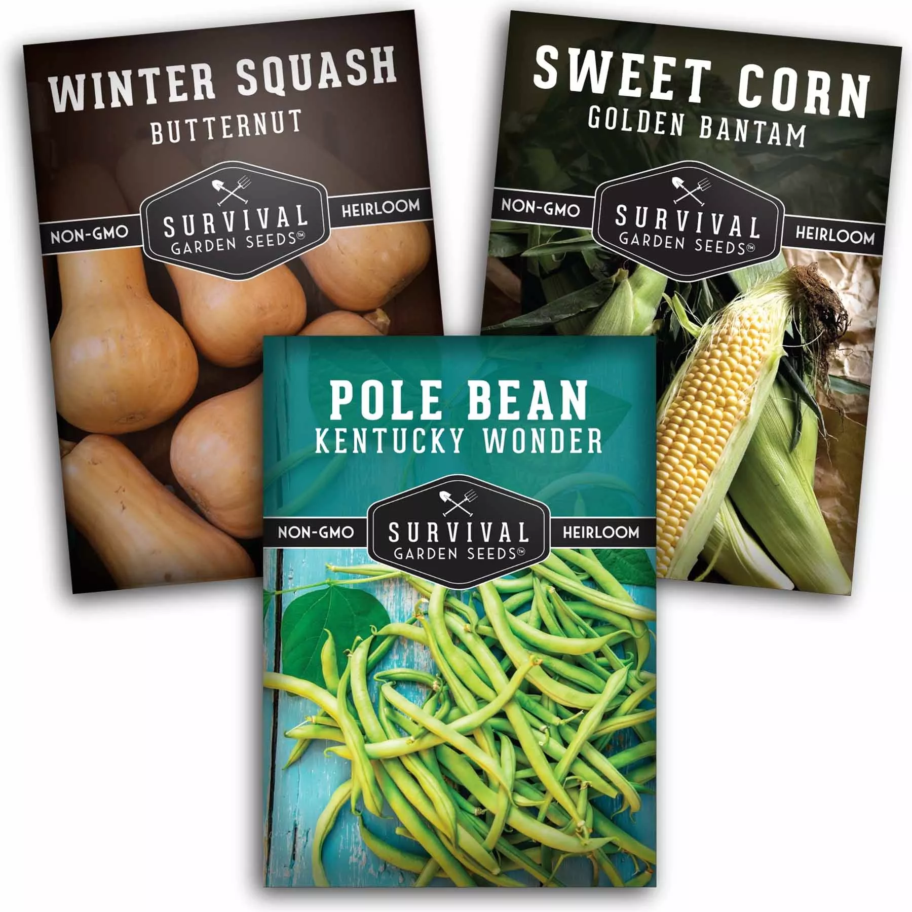 three-sisters-seed-collection-heirloom-corn-pole-beans-butternut-squash-companio Three Sisters Seed Collection – Heirloom Corn, Pole Beans & Butternut Squash for Companion Planting