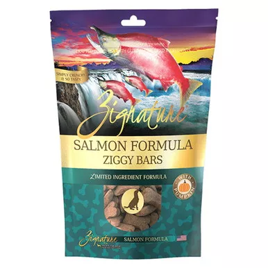 Zignature Salmon Formula Biscuit Treats for Dogs - 12 oz