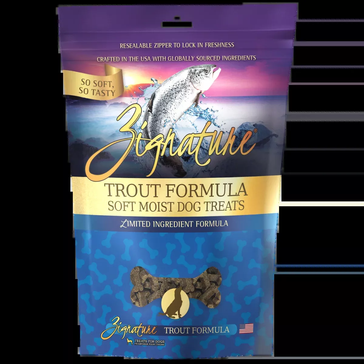 Zignature Trout Soft Moist Treats for Dogs