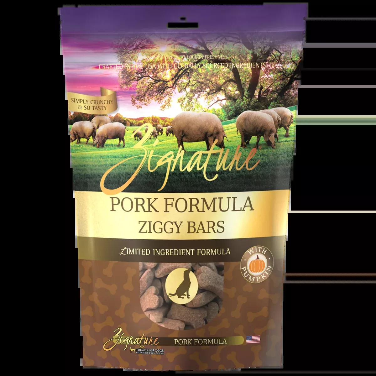 zignature-ziggy-bars-pork-formula-dog-treats Zignature Ziggy Bars Pork Formula Dog Treats