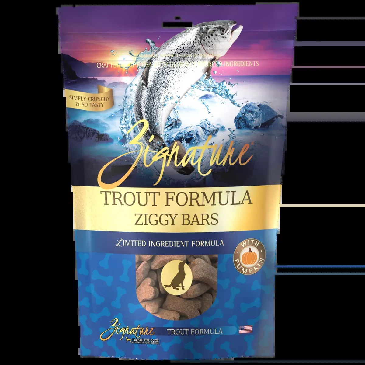 zignature-ziggy-bars-trout-formula-dog-treats Zignature Ziggy Bars Trout Formula Dog Treats