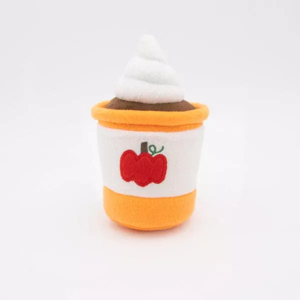 zippypaws-nomnomz-pumpkin-spice-latte-dog-toy ZippyPaws NomNomz - Pumpkin Spice Latte Dog Toy