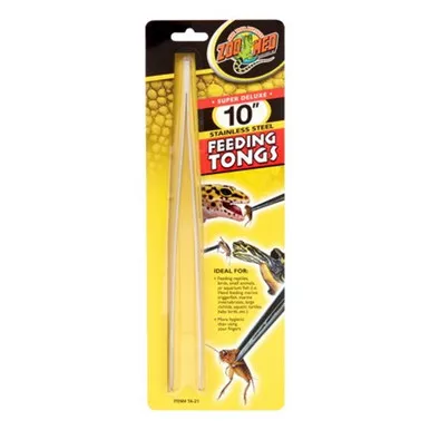 zoo-med-super-deluxe-stainless-steel-feeding-tongs-10 Zoo Med Super Deluxe Stainless Steel Feeding Tongs - 10"